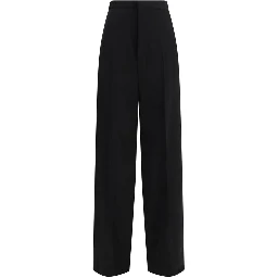 Black Cotton Dress Pants