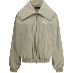 Beige Polyester Jackets And Coat