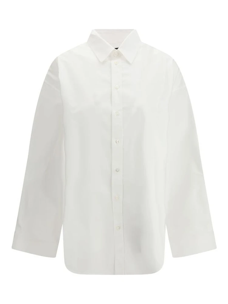 White Cotton Dress Shirt
