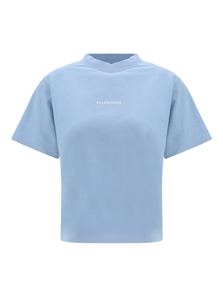 تيشيرت قطني أزرق فاتح