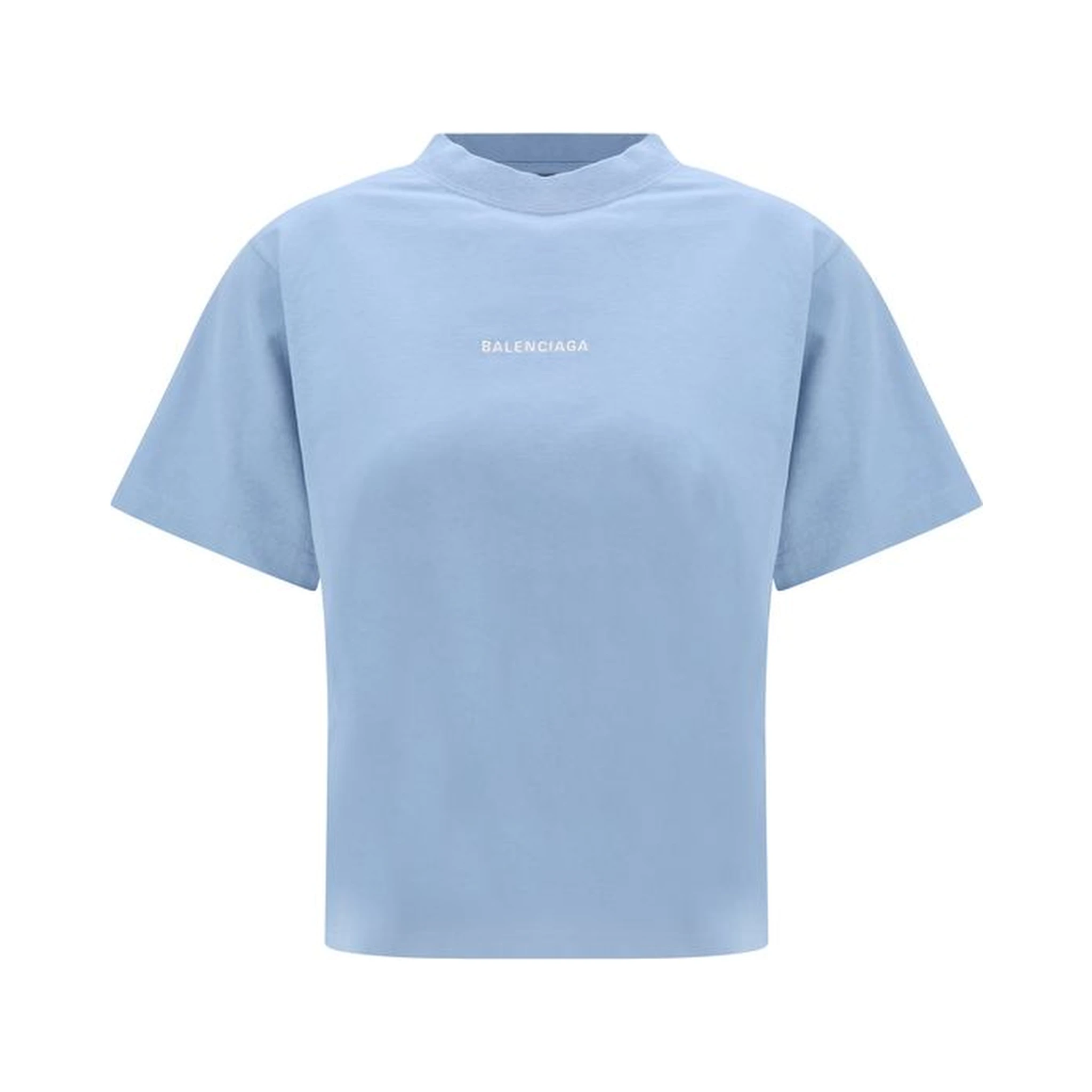 تيشيرت قطني أزرق فاتح