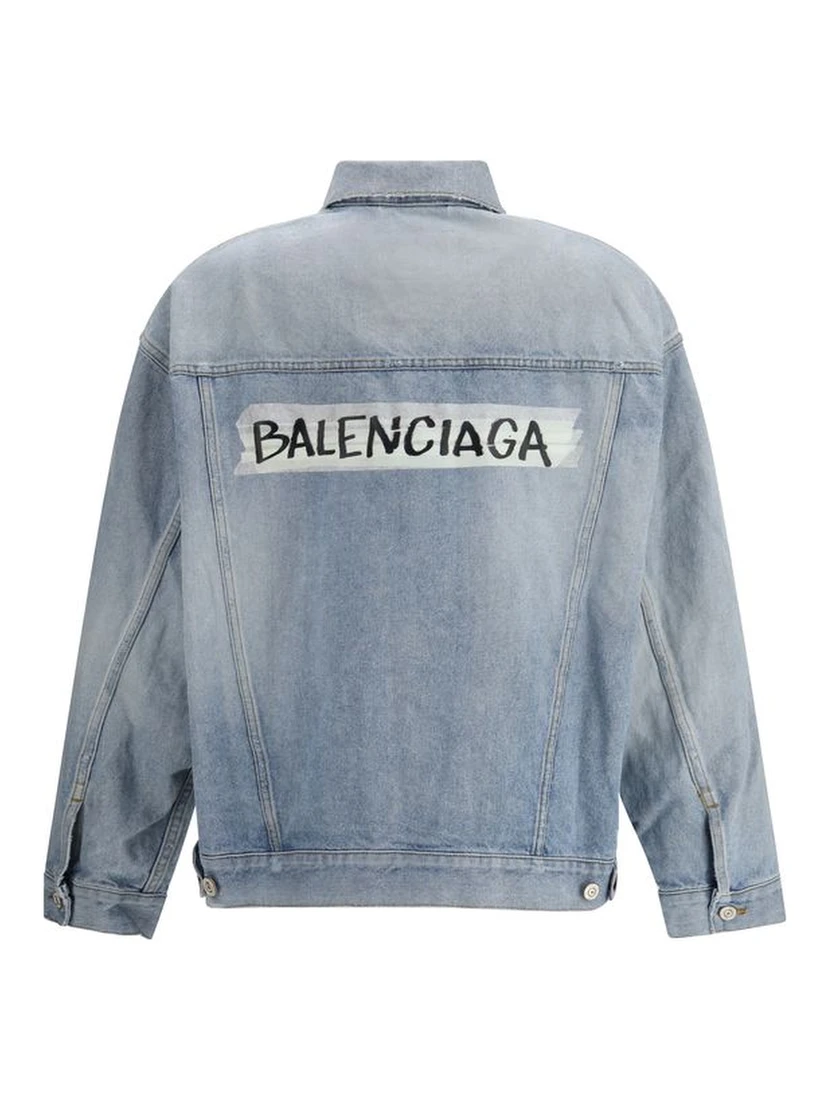 Light Blue Cotton Denim Jacket