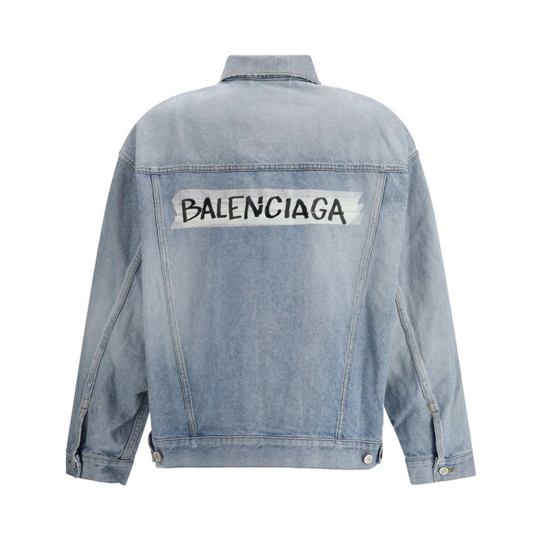 جاكيت جينز قطني أزرق فاتح