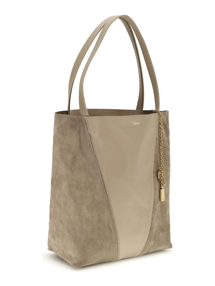 Beige Leather Shoulder Bag alternative