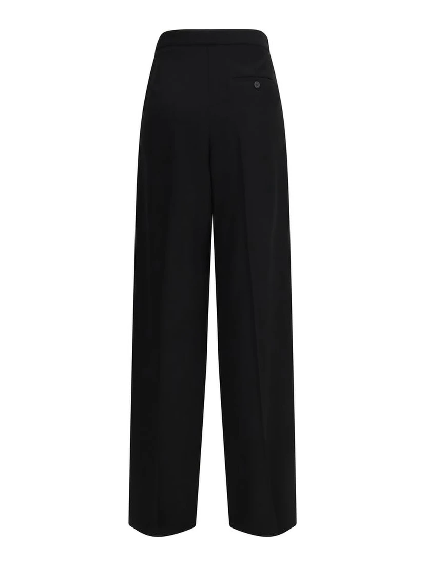 Black Cotton Dress Pants