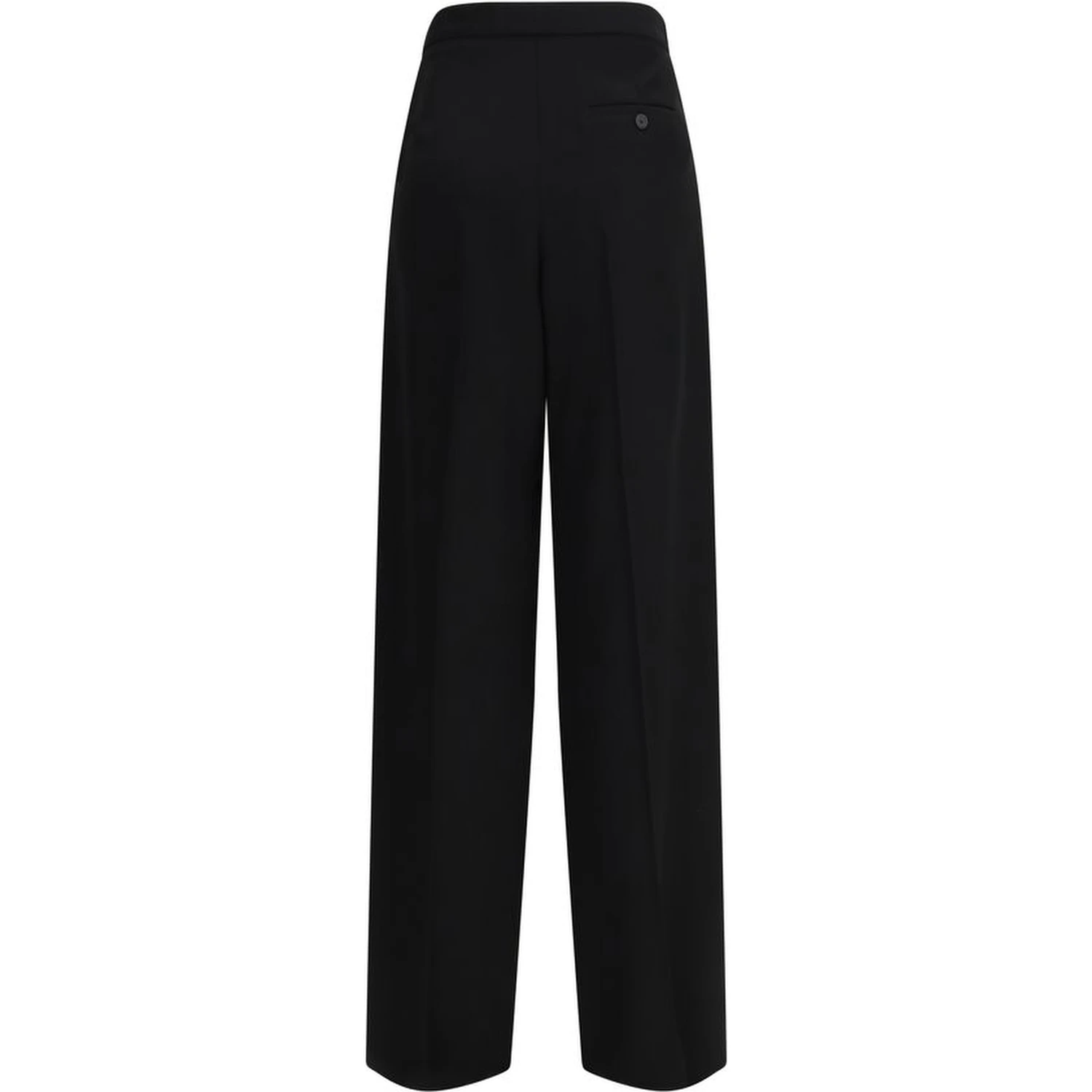 Black Cotton Dress Pants
