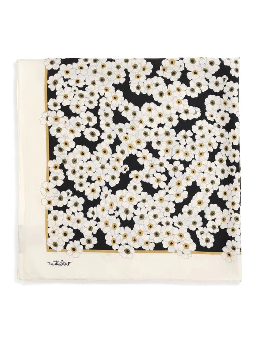 Multicolor Silk Scarf