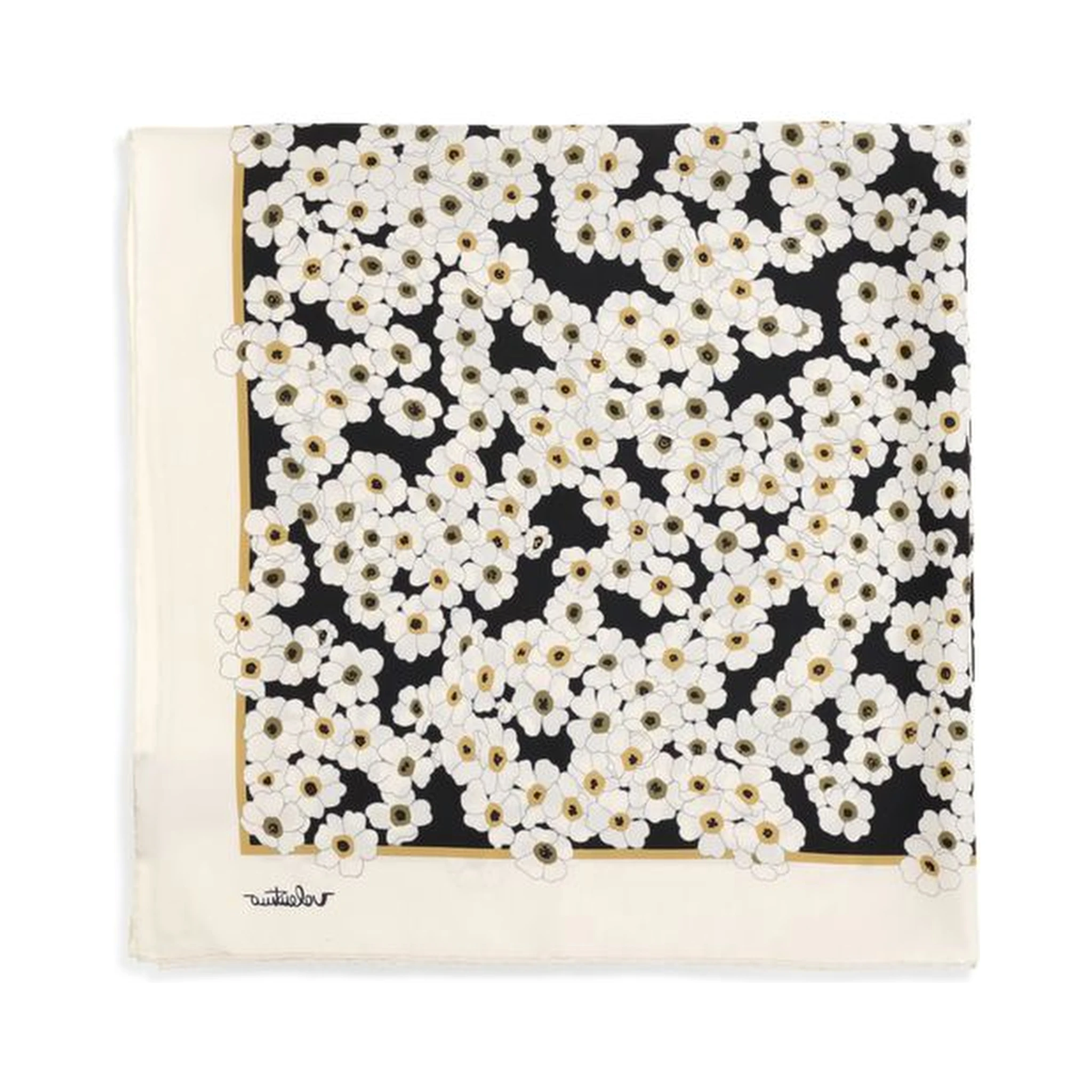 Multicolor Silk Scarf