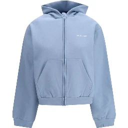 Light Blue Cotton Sweatshirt