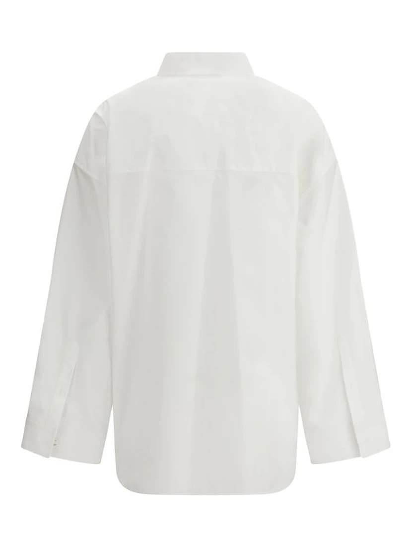 White Cotton Dress Shirt