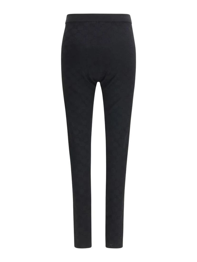Black Viscose Leggings