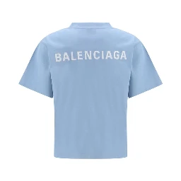 تيشيرت قطني أزرق فاتح