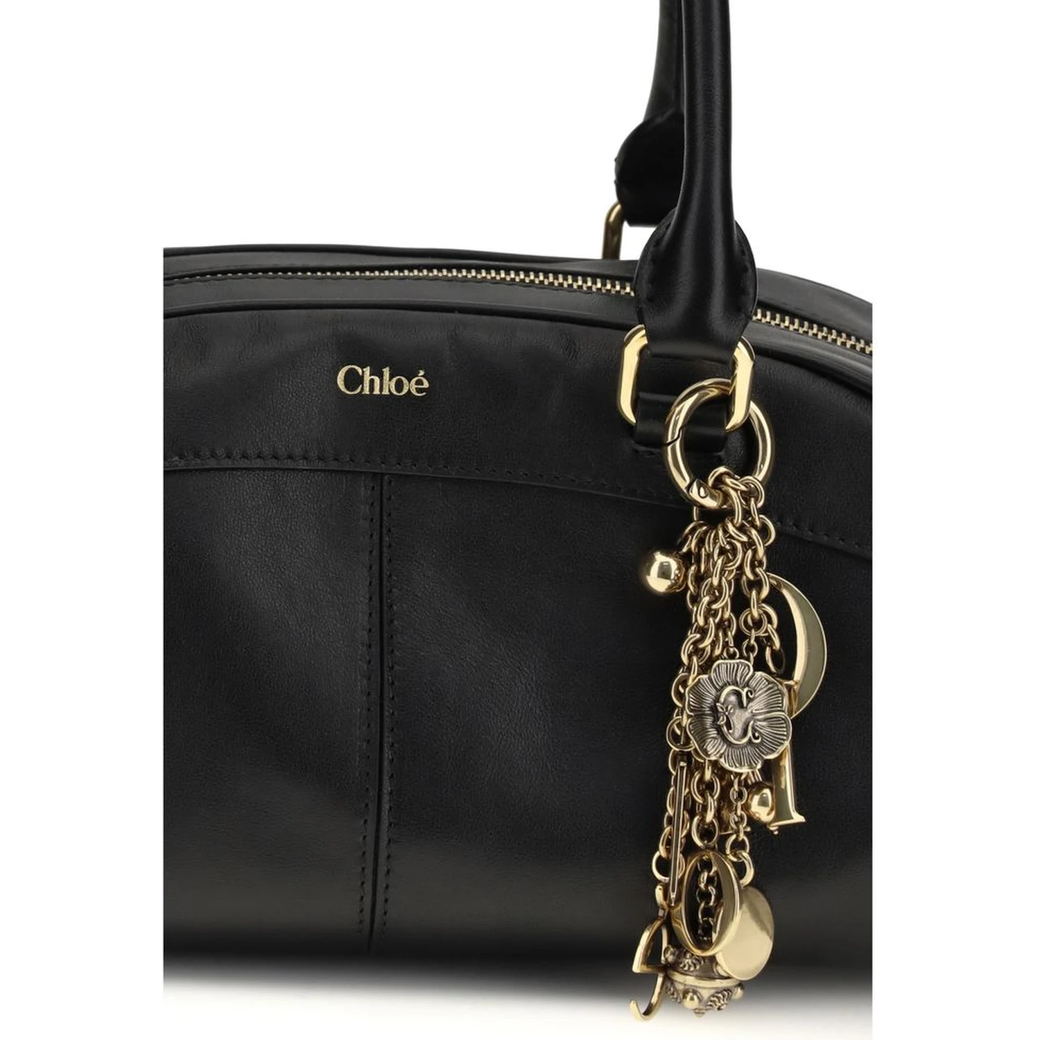 Black Calf Leather Bos Taurus Shoulder Bag