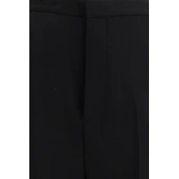 Black Cotton Dress Pants