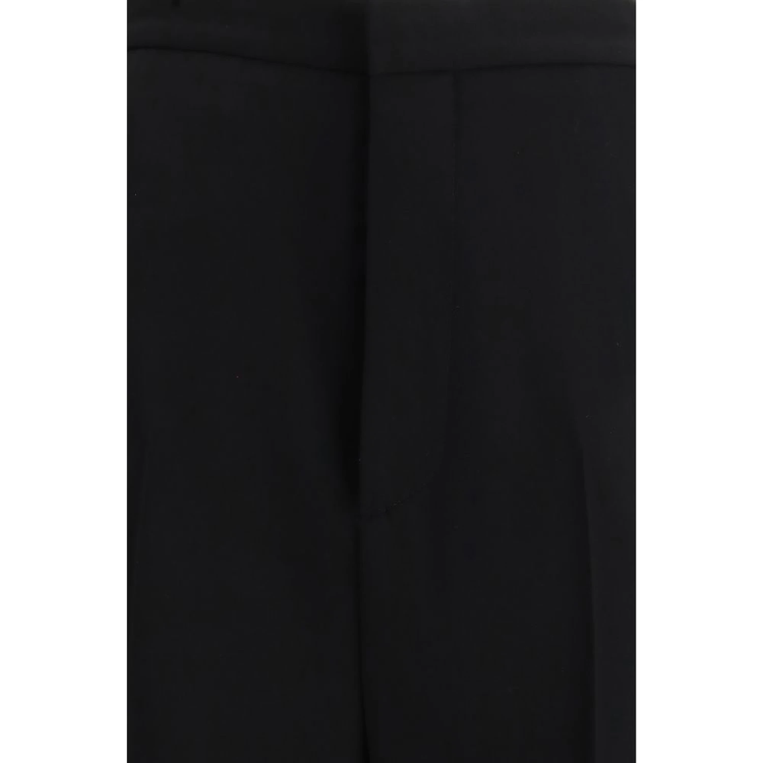 Black Cotton Dress Pants