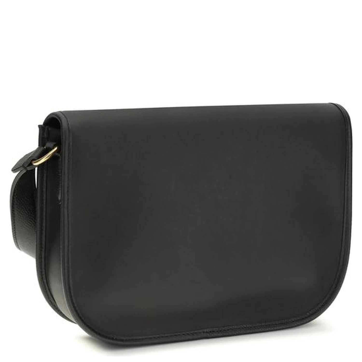 Black Calf Leather Bos Taurus Shoulder Bag