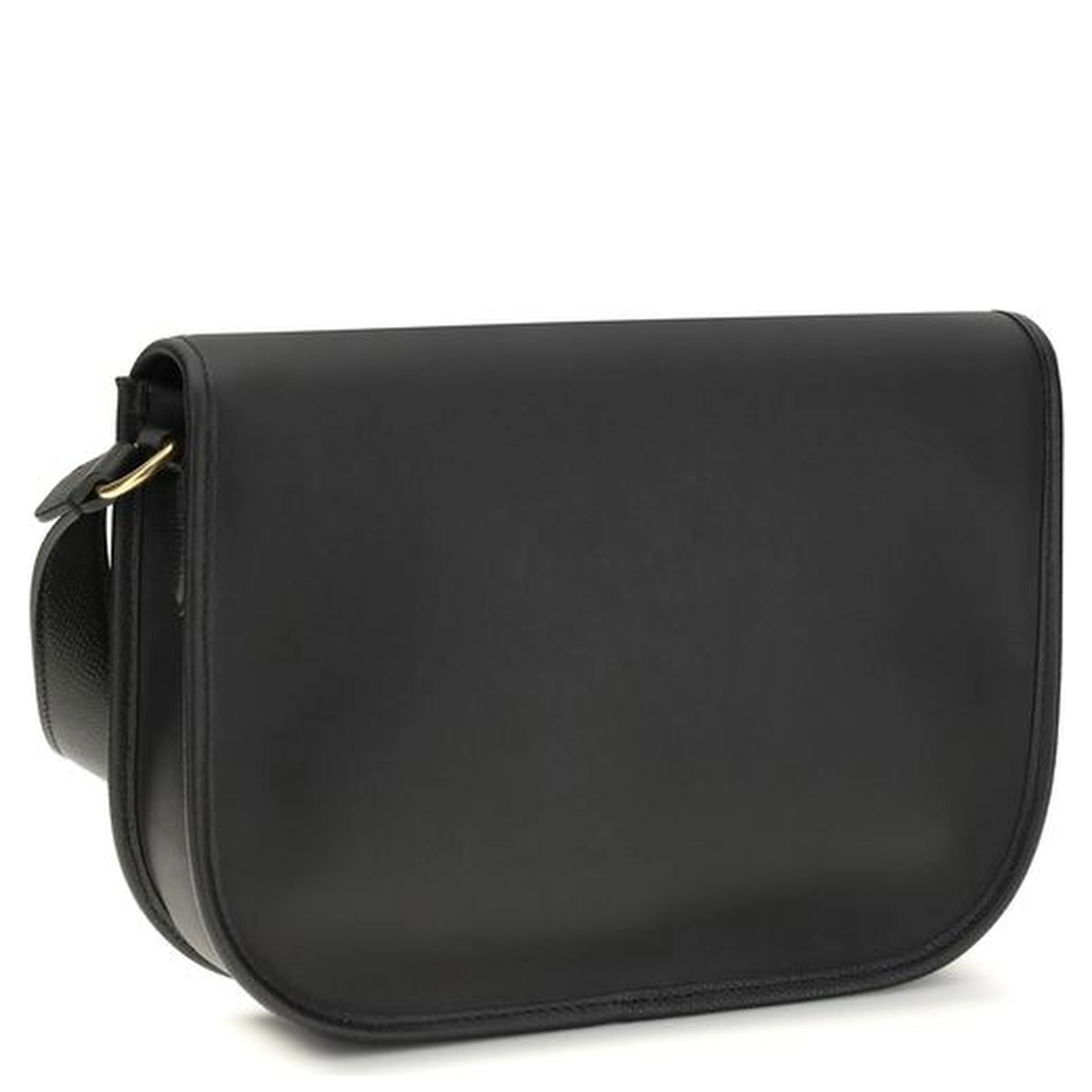 Black Calf Leather Bos Taurus Shoulder Bag
