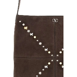 Brown Suede Leather Shoulder Bag
