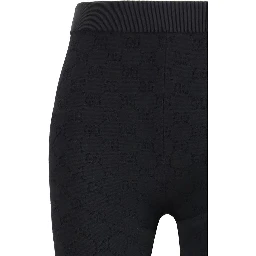 Black Viscose Leggings