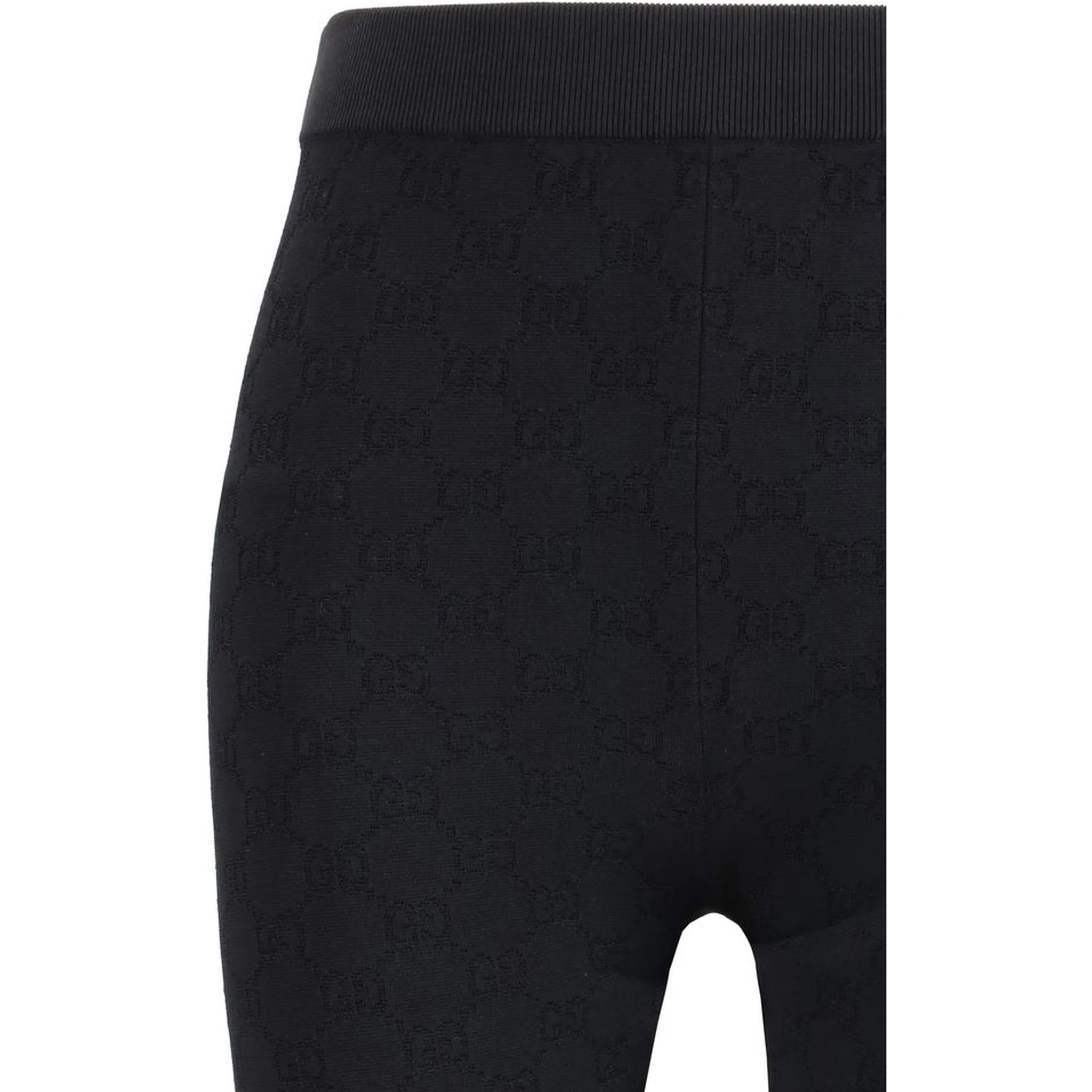 Black Viscose Leggings