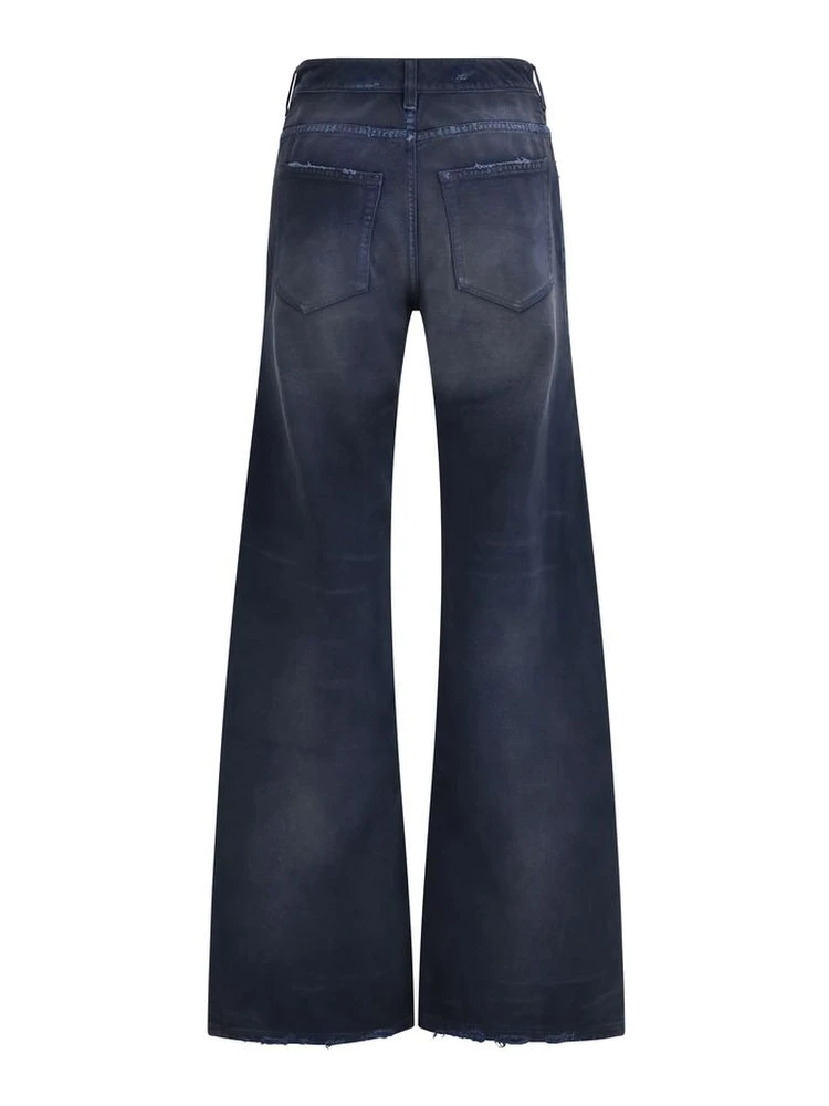 Blue Cotton Flared Jeans alternative