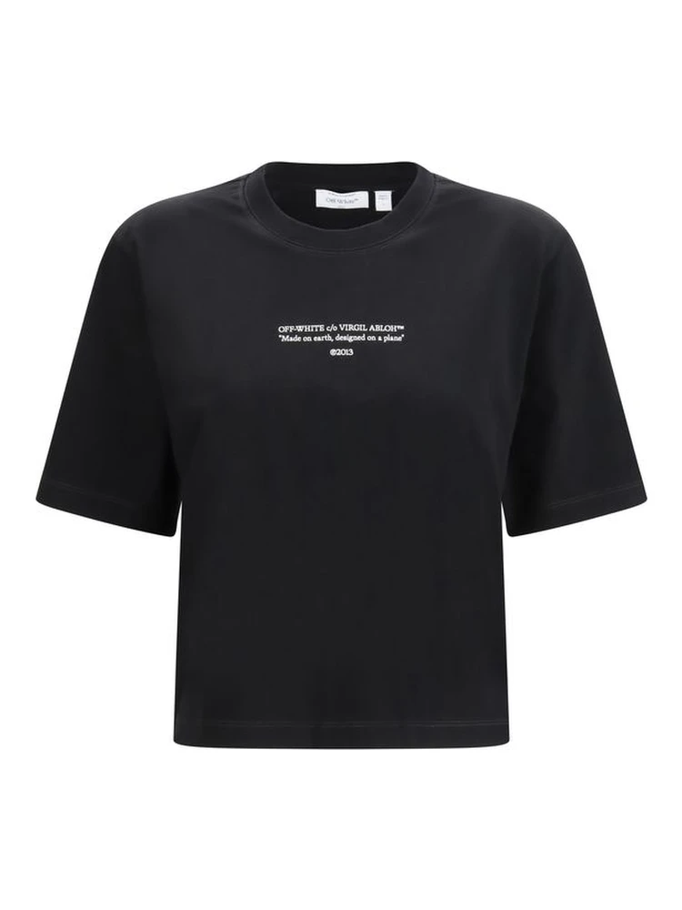 Black Cotton T-Shirt