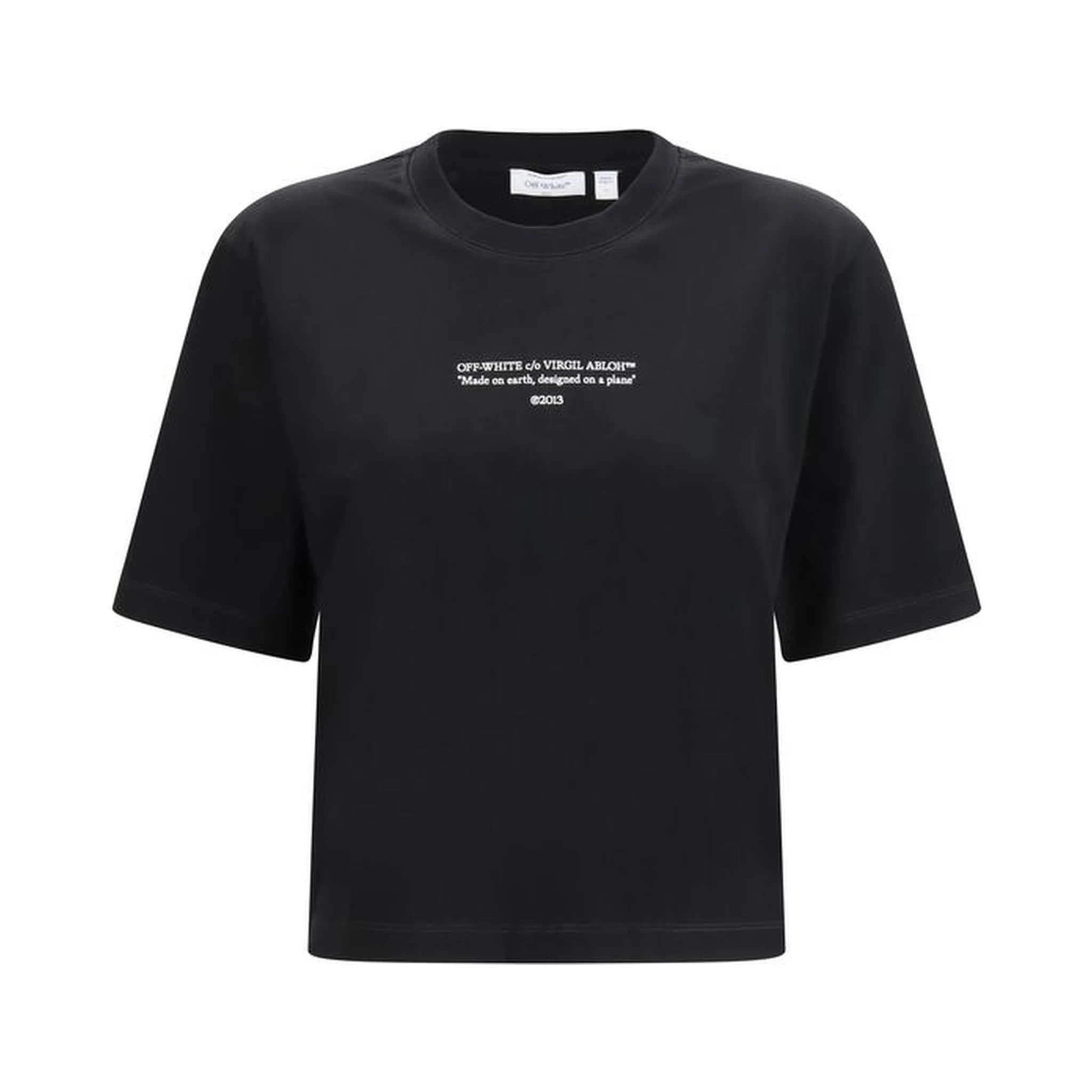 Black Cotton T-Shirt