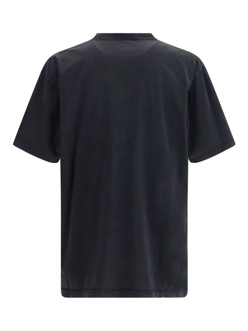 Black Cotton T-Shirt