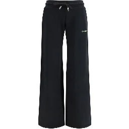 Black Cotton Casual Pants