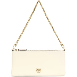 White Calf Leather Bos Taurus Shoulder Bag