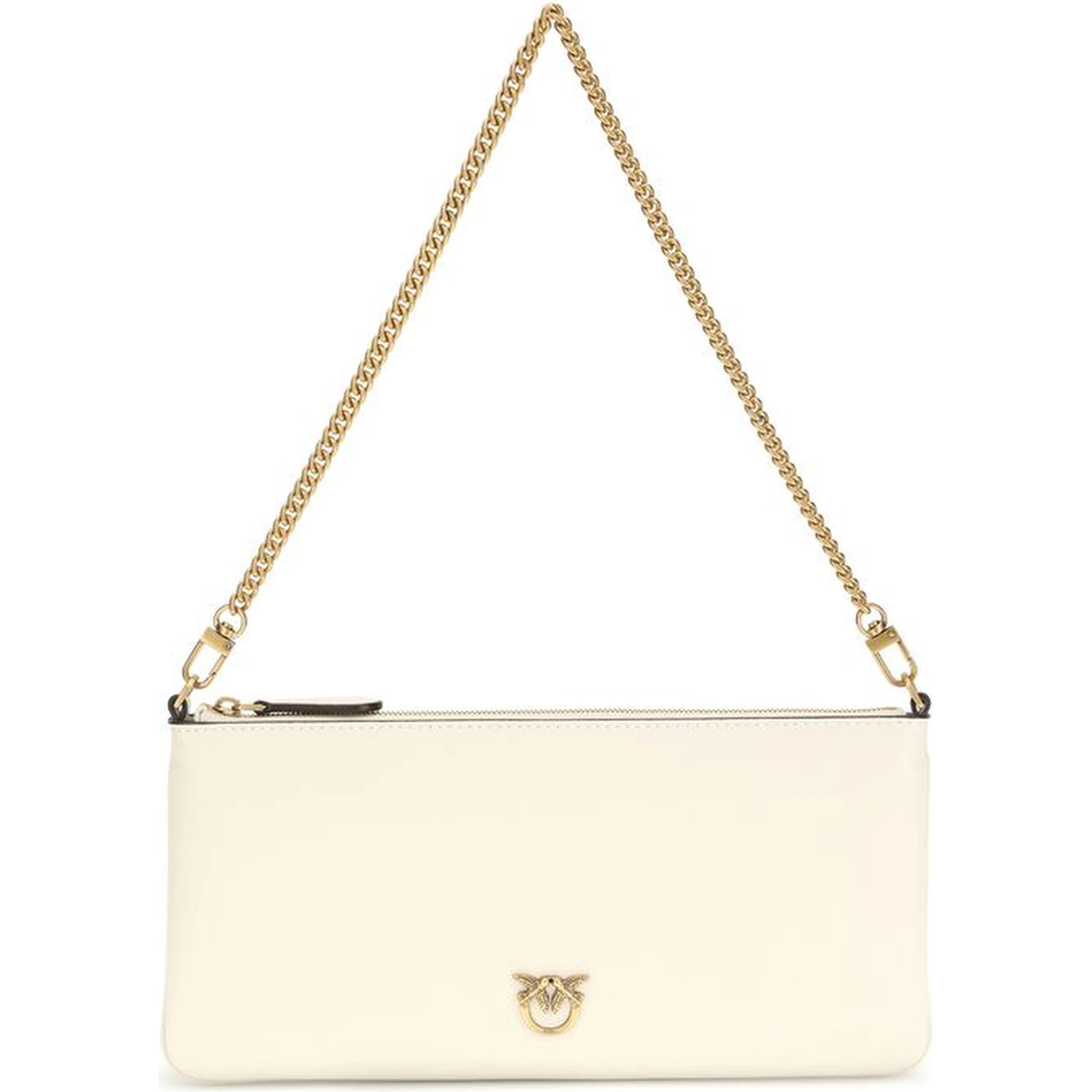 White Calf Leather Bos Taurus Shoulder Bag