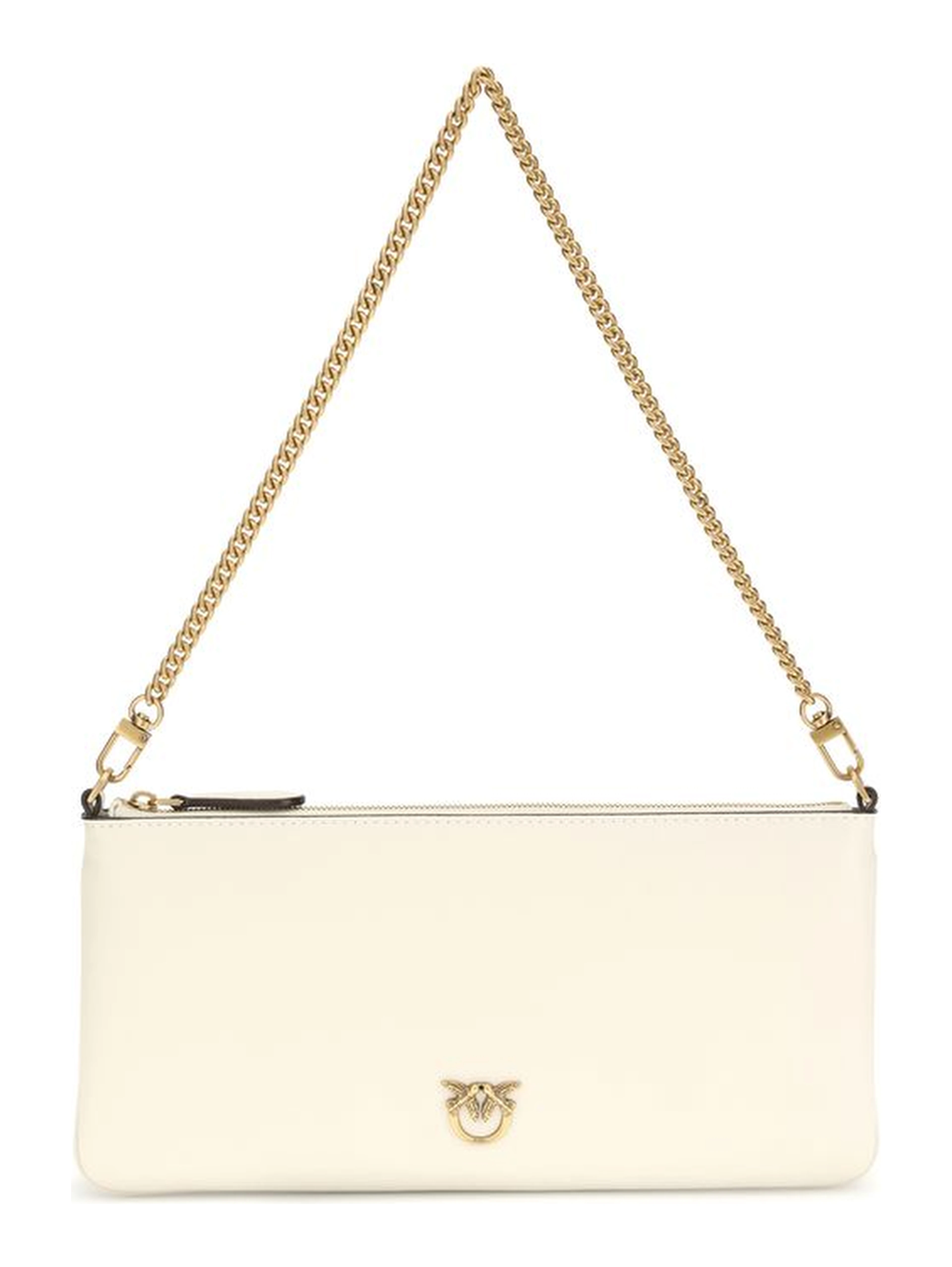 White Calf Leather Bos Taurus Shoulder Bag