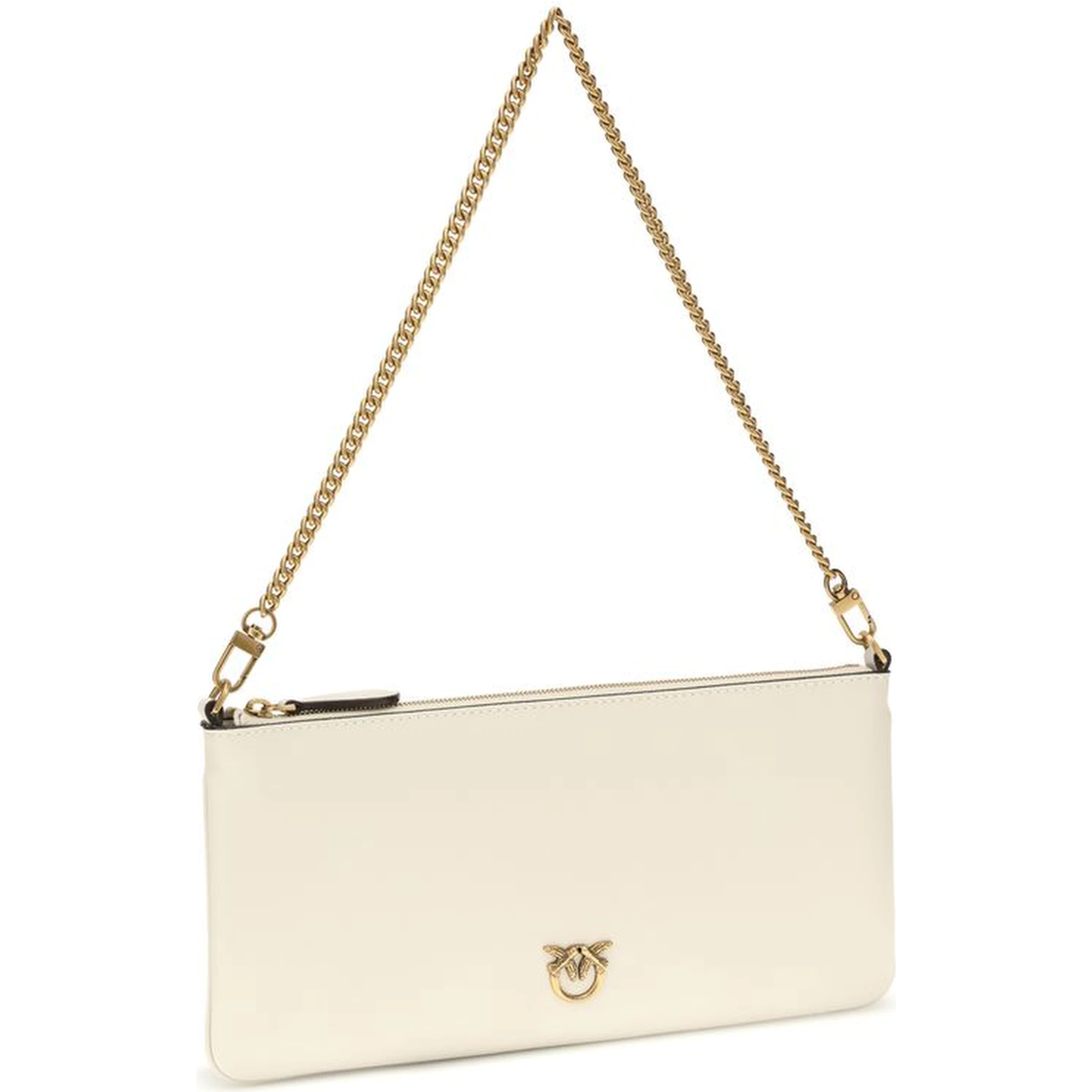 White Calf Leather Bos Taurus Shoulder Bag