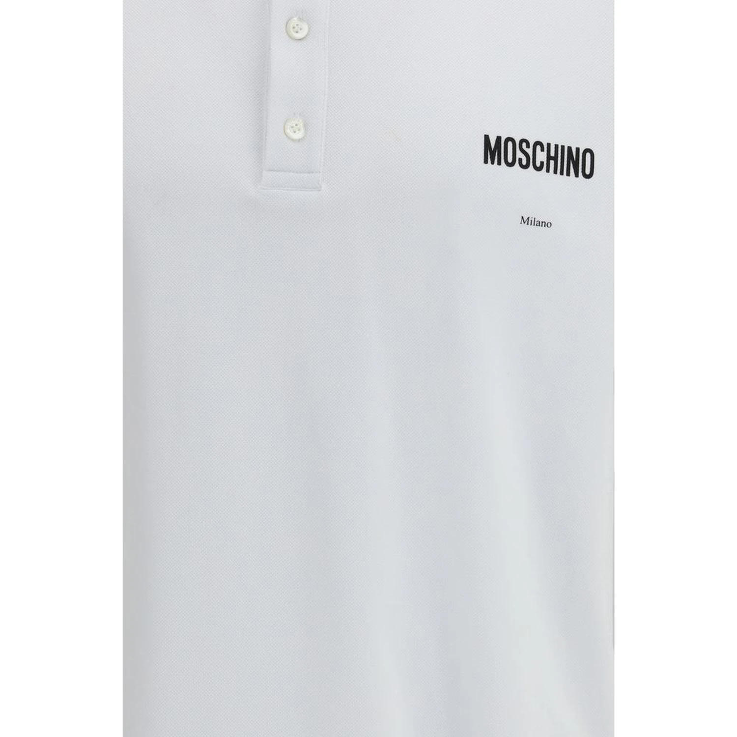 White Cotton Polo Shirt