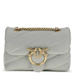 Gray Calf Leather Bos Taurus Shoulder Bag