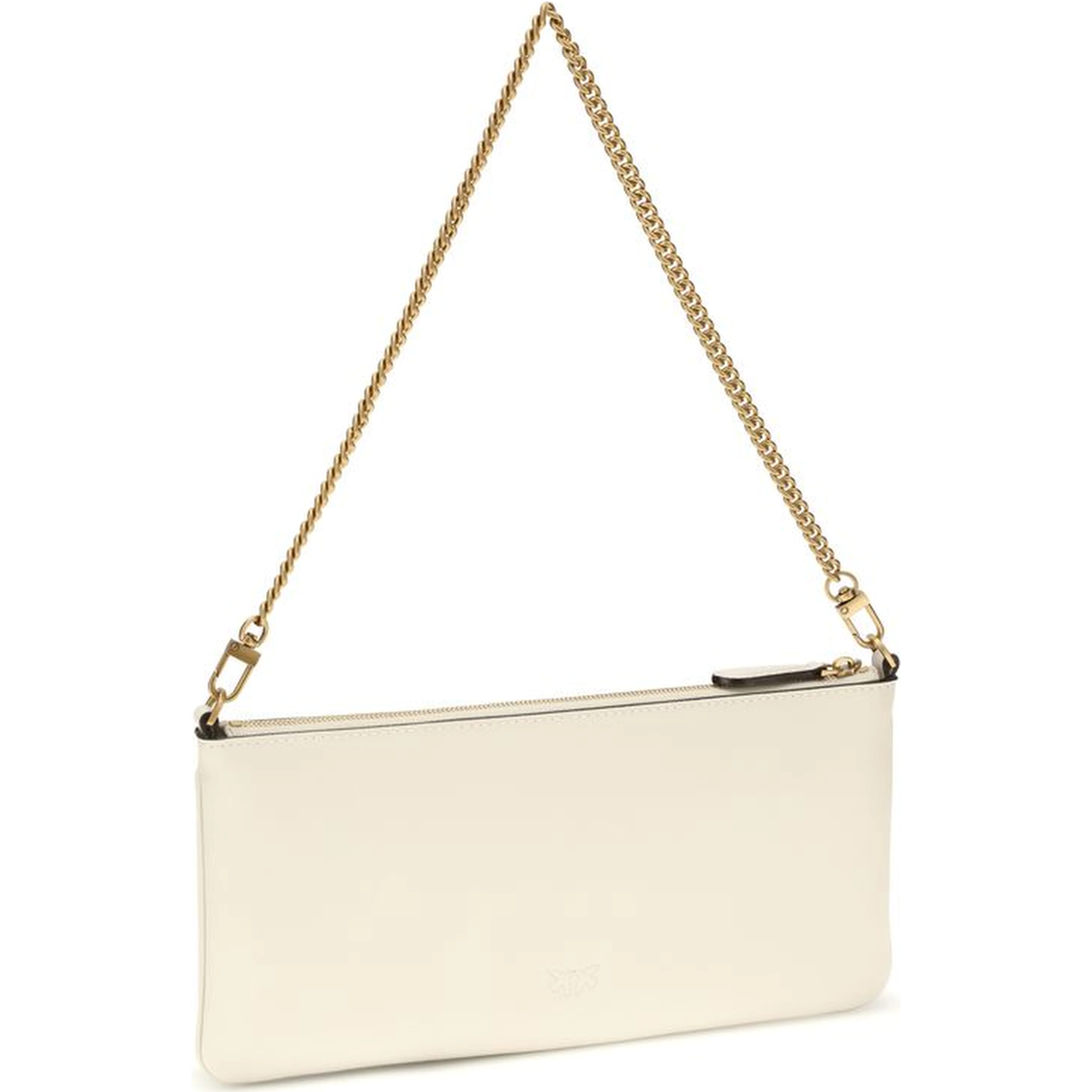 White Calf Leather Bos Taurus Shoulder Bag