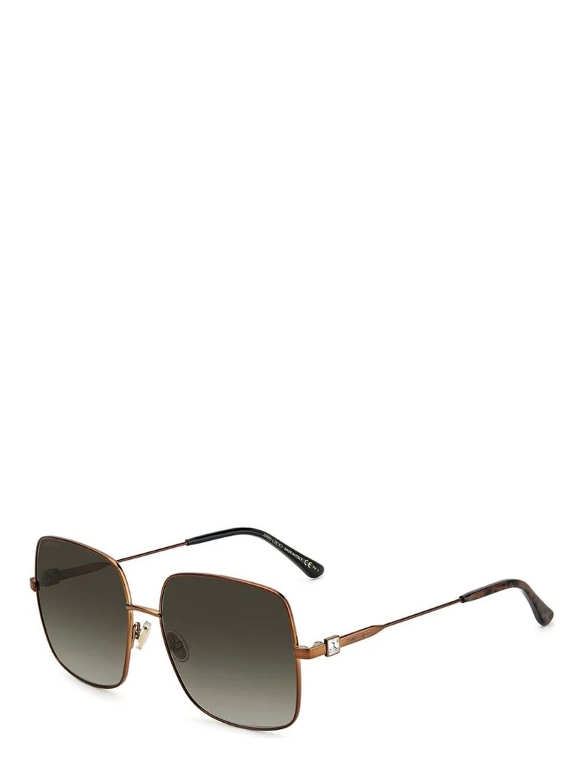 Brown Metal Sunglasses