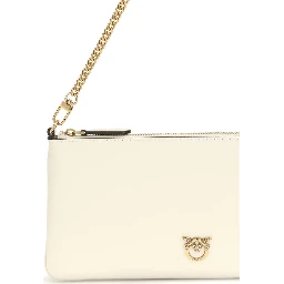 White Calf Leather Bos Taurus Shoulder Bag