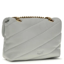 Gray Calf Leather Bos Taurus Shoulder Bag