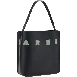 Black Calf Leather Bos Taurus Shoulder Bag