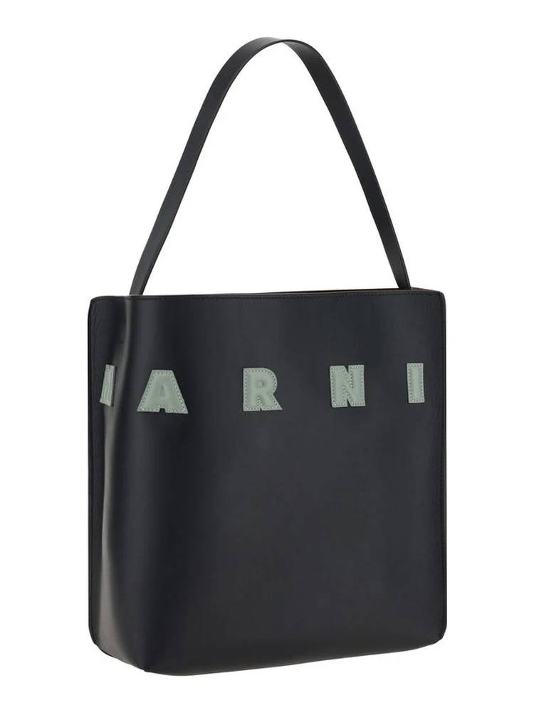 Black Calf Leather Bos Taurus Shoulder Bag alternative