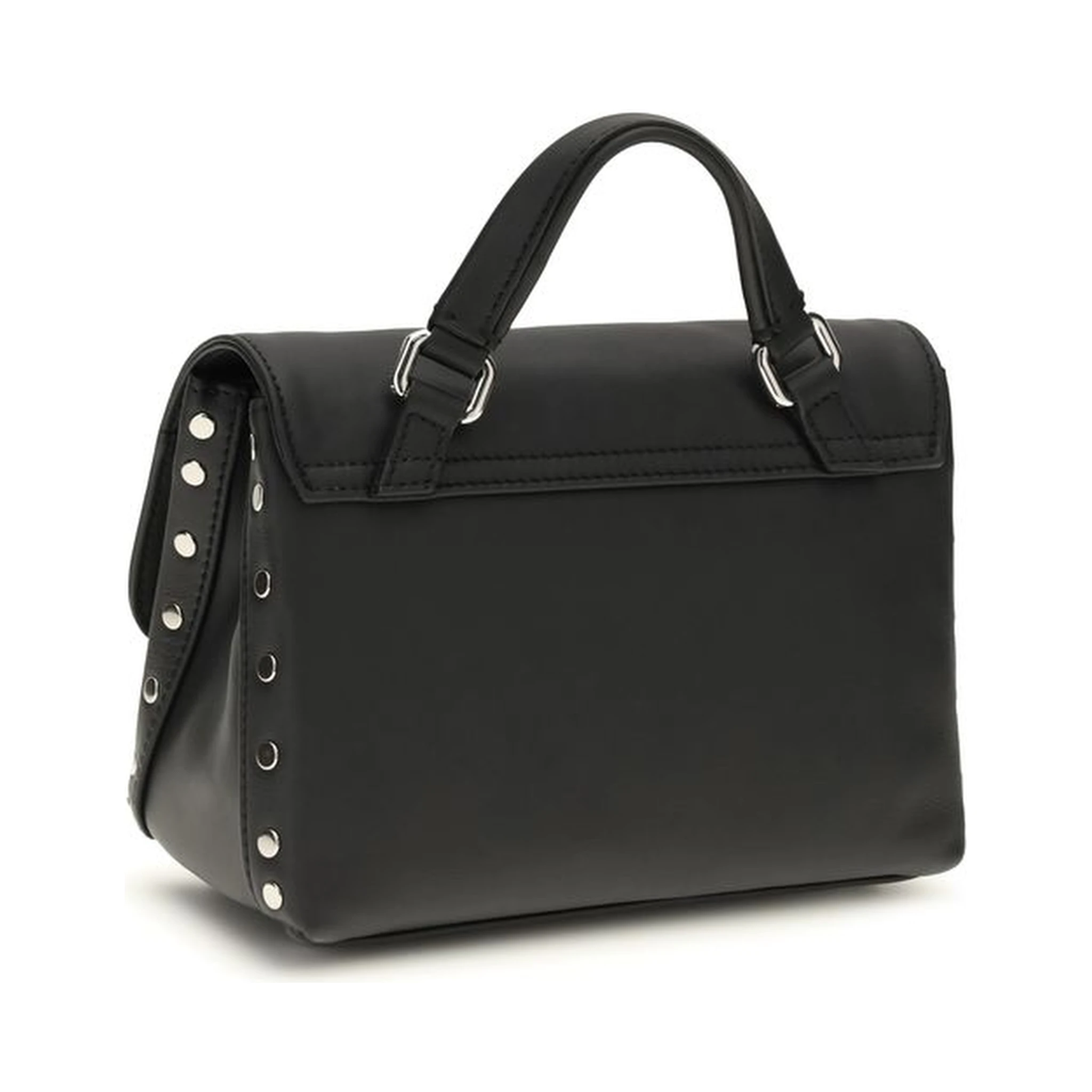 Black Calf Leather Bos Taurus Handbag
