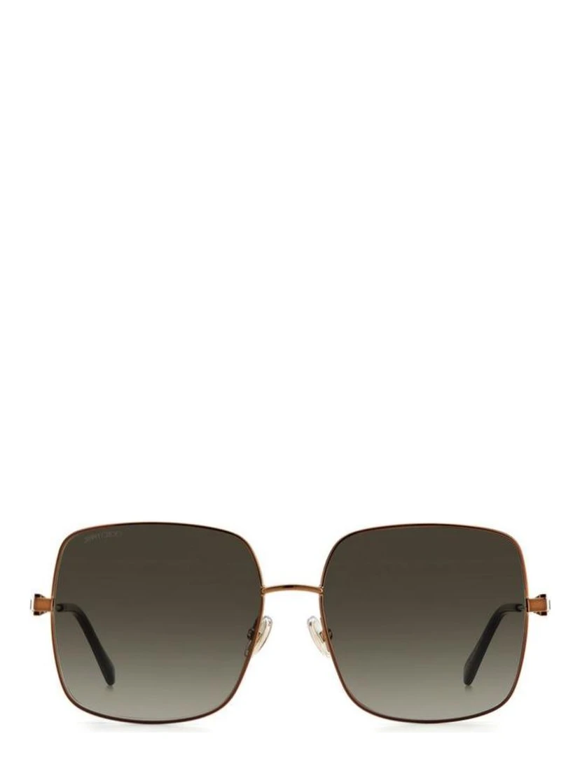 Brown Metal Sunglasses