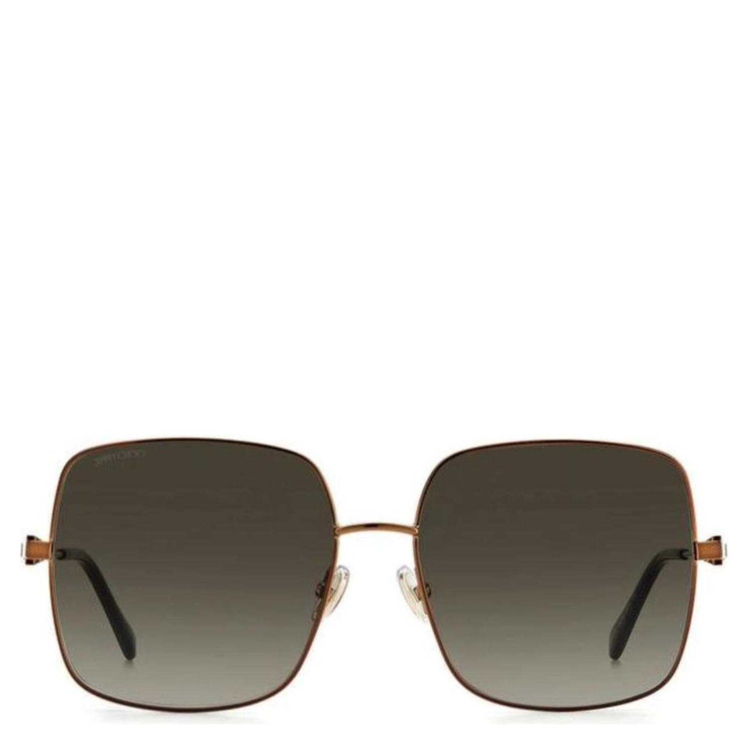 Brown Metal Sunglasses