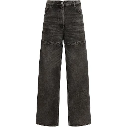 Black Cotton Jeans Denim