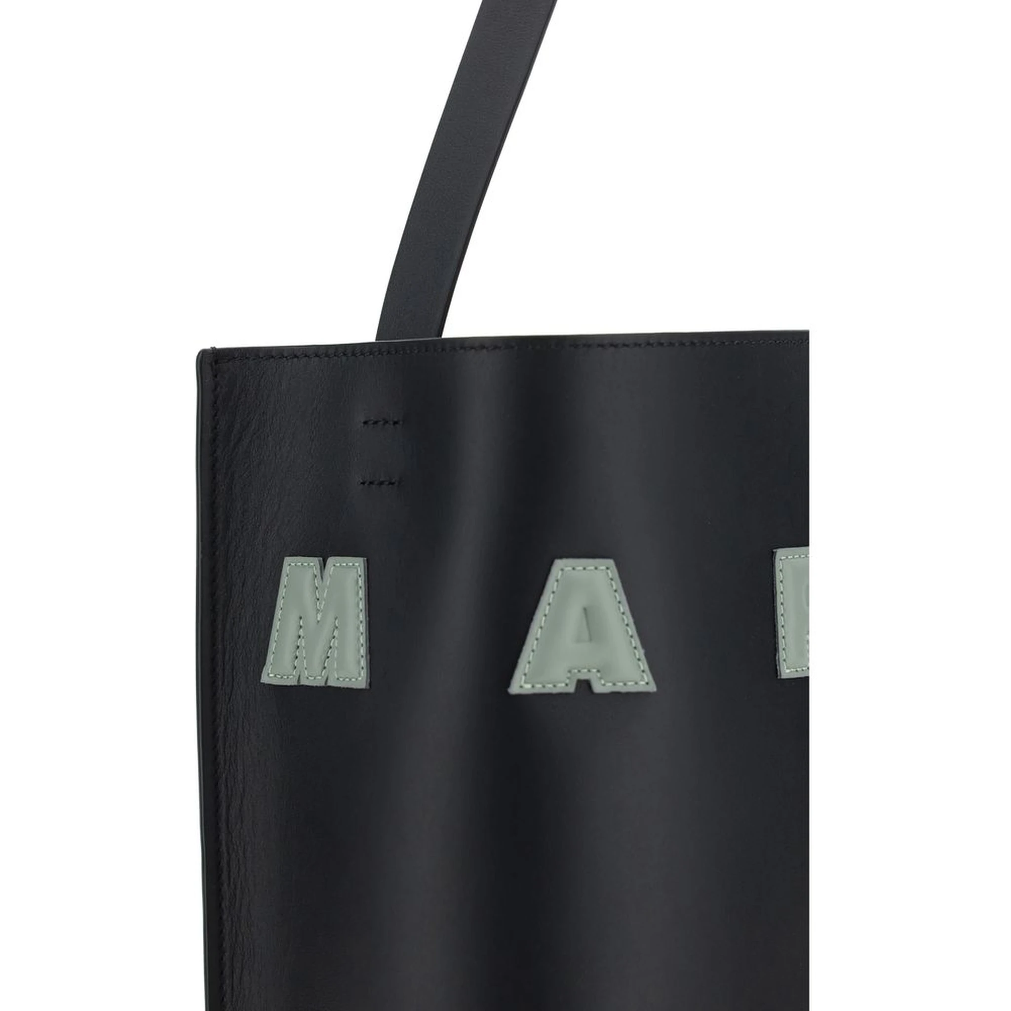 Black Calf Leather Bos Taurus Shoulder Bag