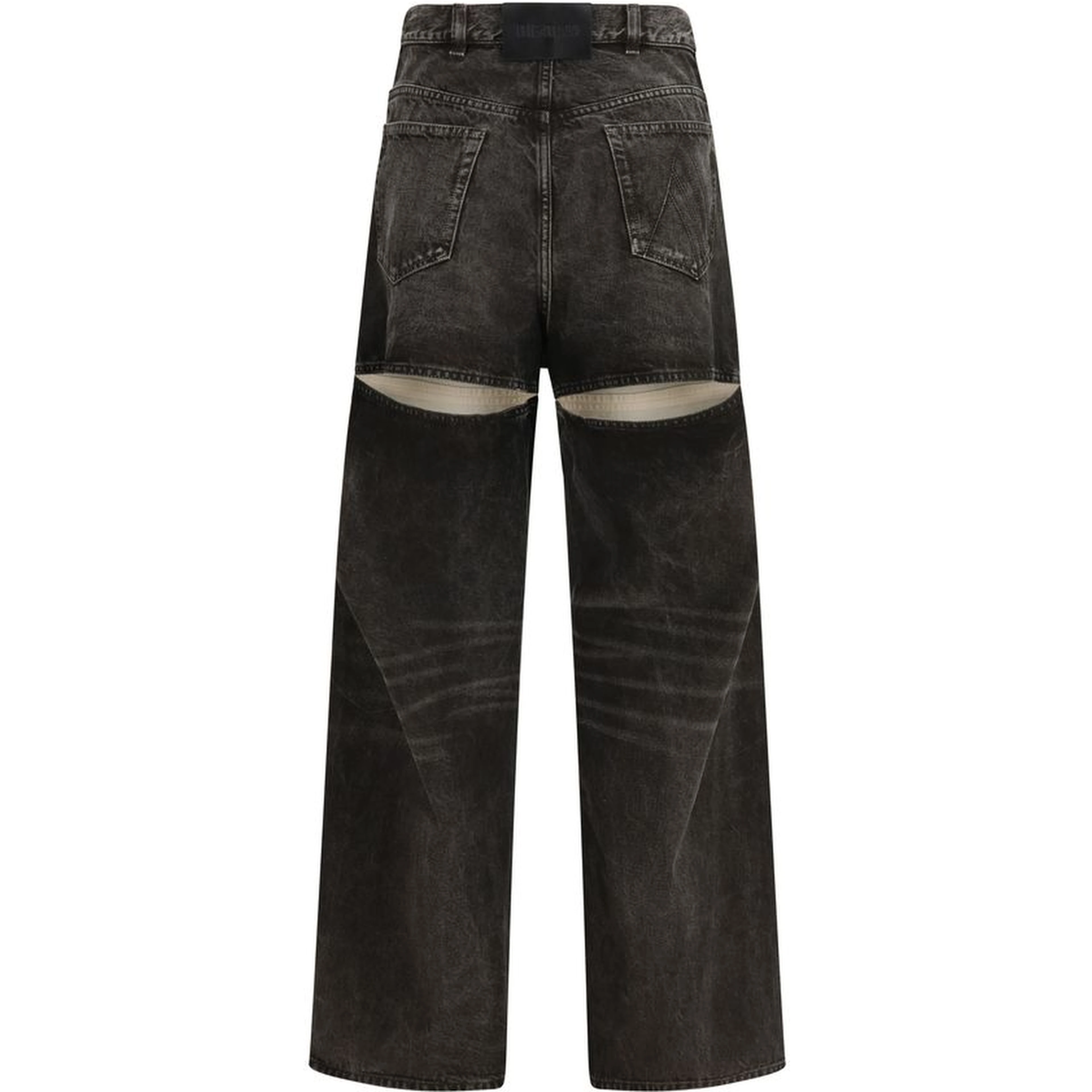 Black Cotton Jeans Denim