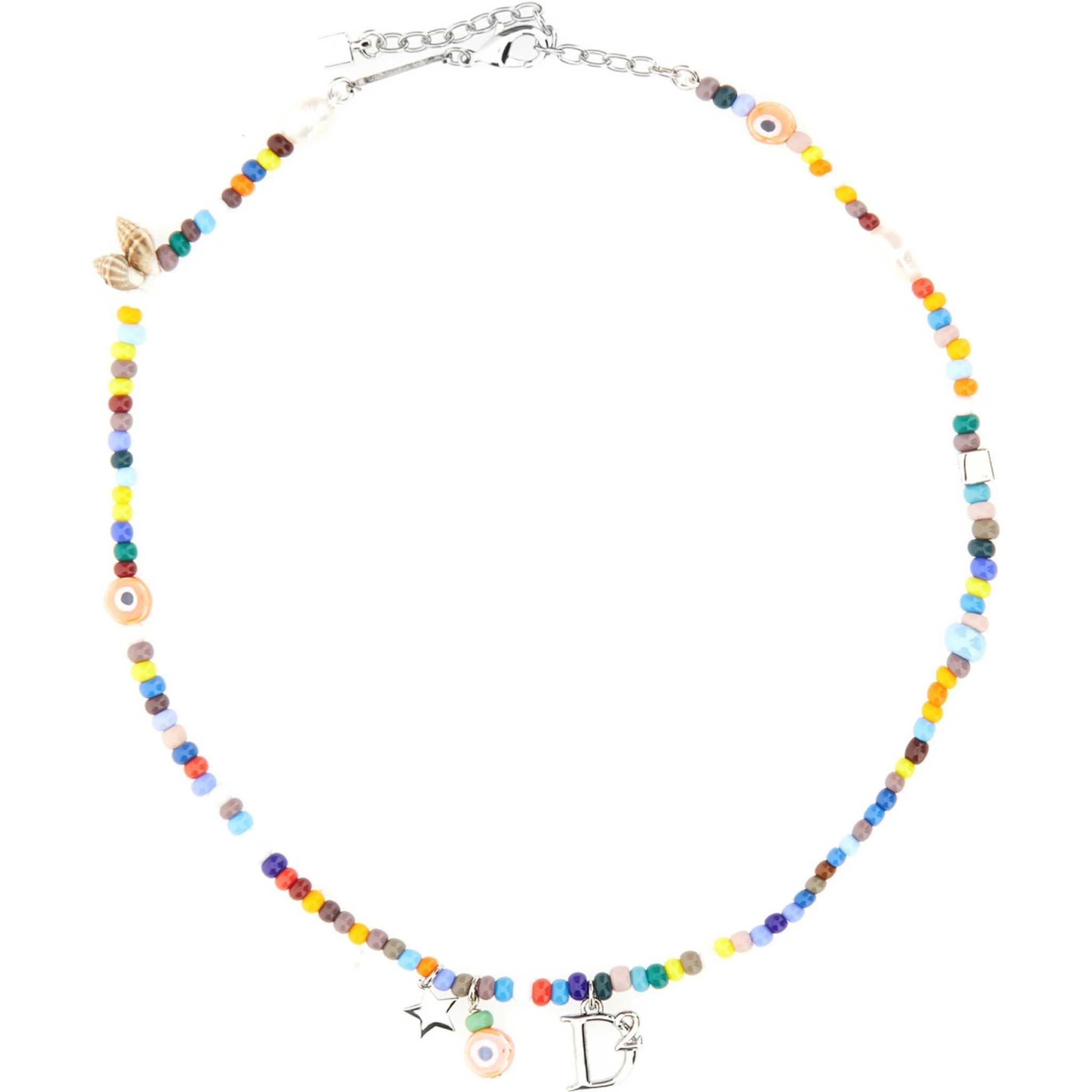 COLLANA CON PERLINE E CONCHIGLIE