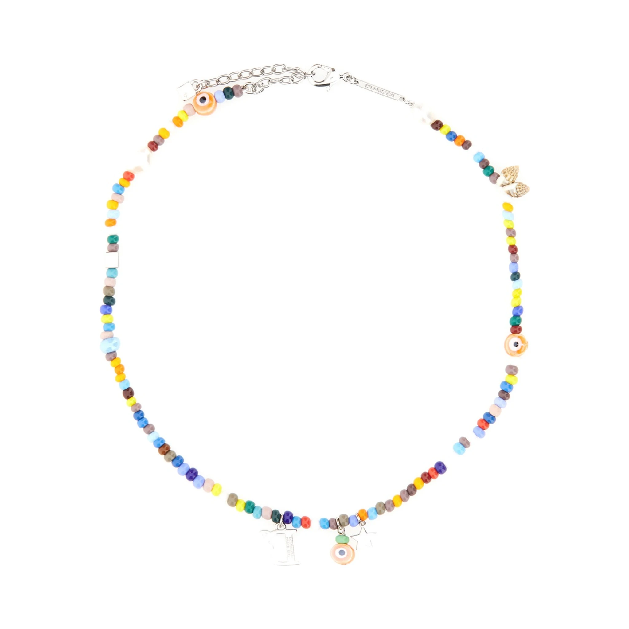 COLLANA CON PERLINE E CONCHIGLIE