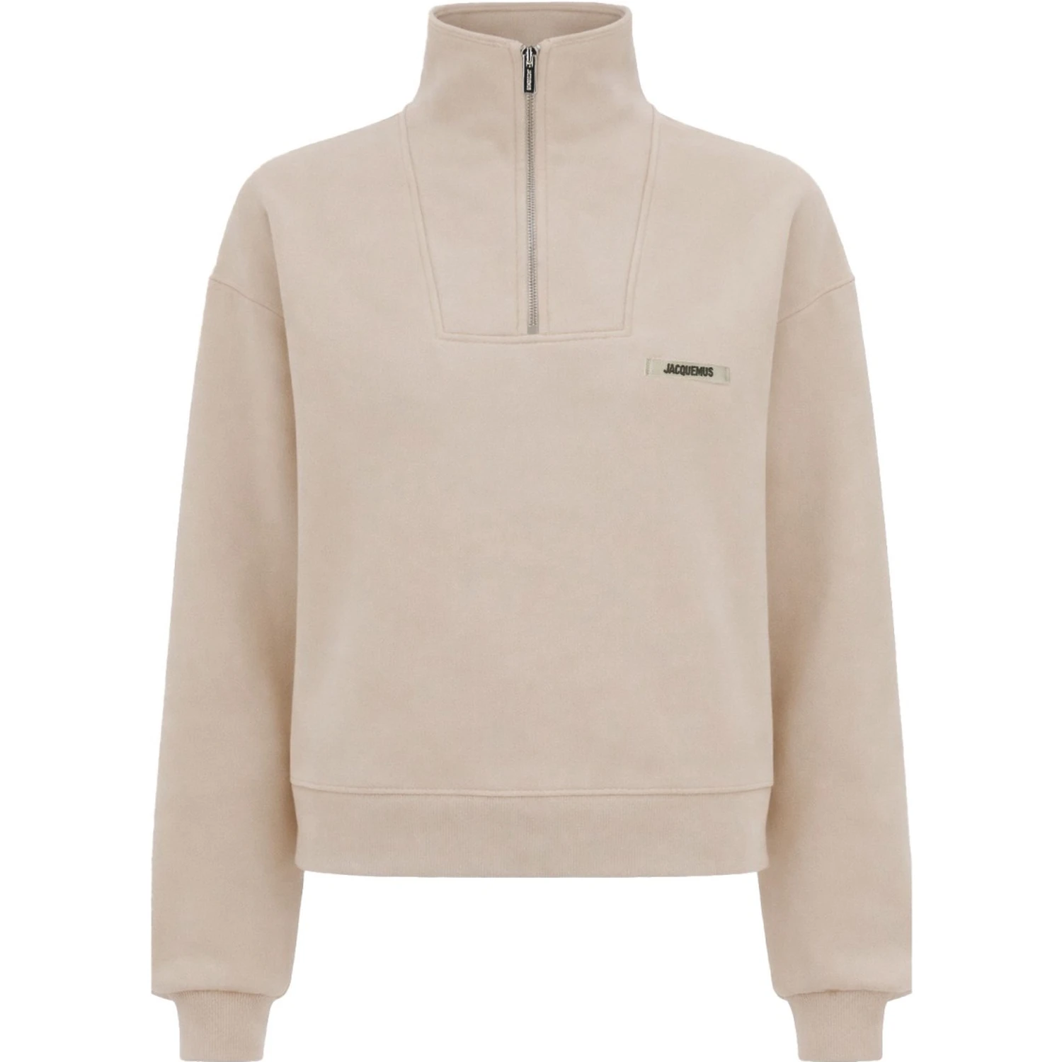 GROSGRAIN SWEATSHIRT WITH TURTLENECK